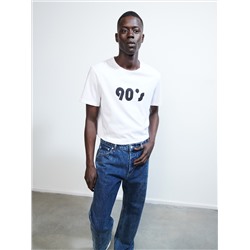 Джинсы мешковатого кроя с эффектом кислотной стирки