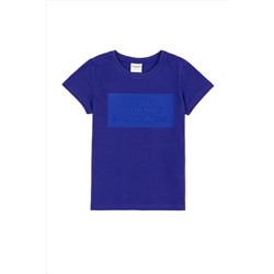 Çocuk Mavi Bisiklet Yaka Tişört