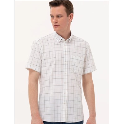 Haki Regular Fit Kısa Kollu Gömlek