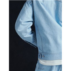 Джинсовая куртка оверсайз