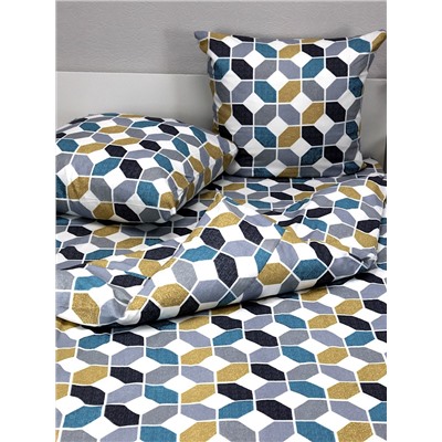 КПБ 2,0 сп бязь 120гр/м2 Текстильная коллекция сшивной Майолика 1