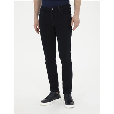Koyu Lacivert Slim Fit Jean Pantolon