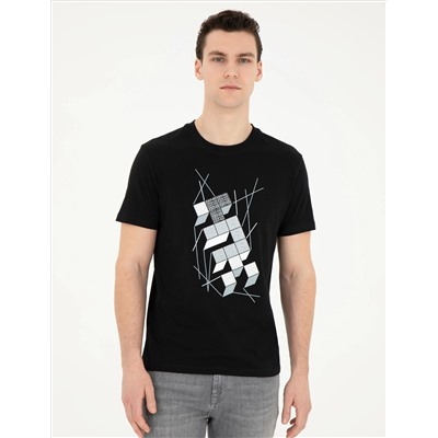 Siyah Slim Fit Tişört