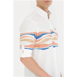 Erkek Kiremit Uzun Kollu Gömlek