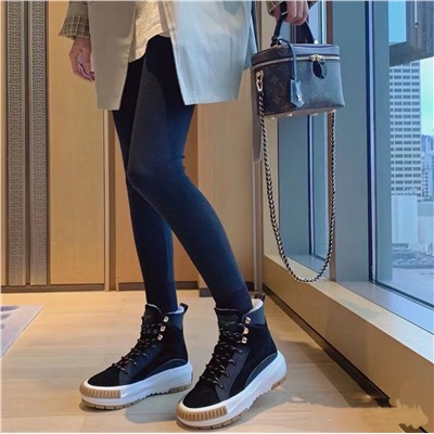 Высокие теплые кеды Унисекс модель