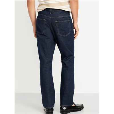 Structured Straight Non-Stretch Jeans