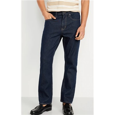 Structured Straight Non-Stretch Jeans