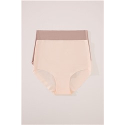 Pack 2 bragas altas microfibra