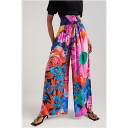 Pantalón palazzo flores