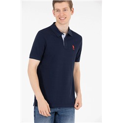 Erkek Koyu Lacivert Basic Polo Yaka Tişört