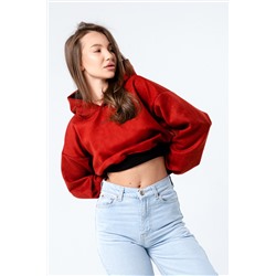 Свитшот 4 оверсайз короткий