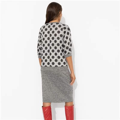 Костюм с юбкой из эластичной ткани, Ваш ход! (2 в 1, мокрый асфальт)