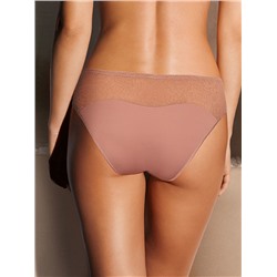 Трусы 420 Triumph кофейно-розовый слип Albina L