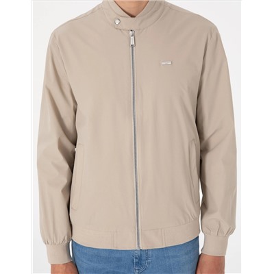 Bej Bomber Ceket