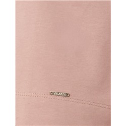 Футболка с V-вырезом и цельнокроеным рукавом из премиального хлопка