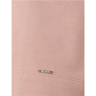 Футболка с V-вырезом и цельнокроеным рукавом из премиального хлопка