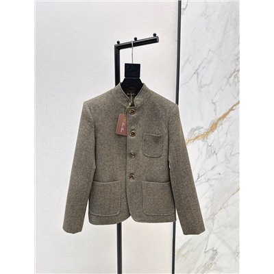 Новейшая модель пиджака с воротником-стойкой для ранней осени и весны (2 цвета) ЛОРО ПИАН*О