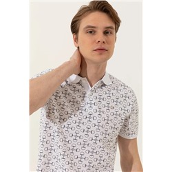 Erkek Beyaz Polo Yaka Tişört