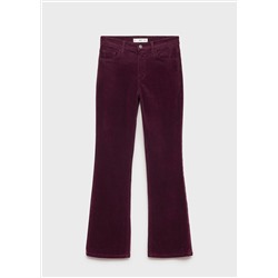Pantalón Sienna flare crop pana