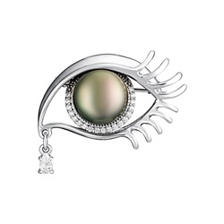 Брошь серебряная 925 арт.56004S2