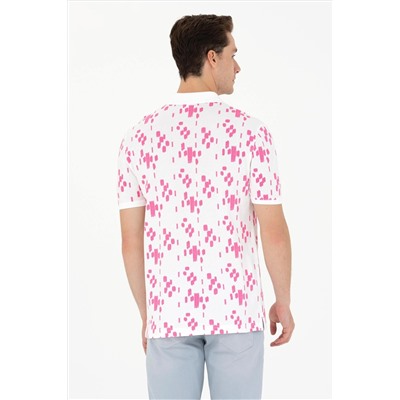 Erkek Pembe Polo Yaka Tişört