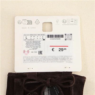 Женские замшевые перчатки без пальцев  ZAR*A