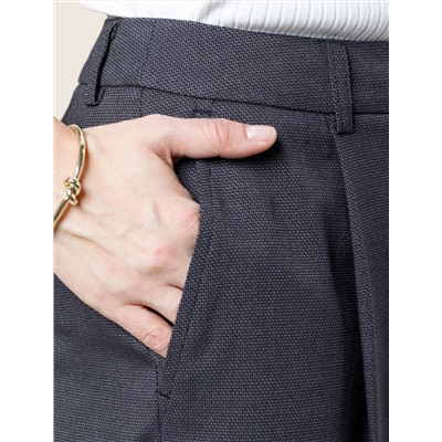 Шорты-бермуды из премиальной костюмной ткани с добавлением лиоцелла