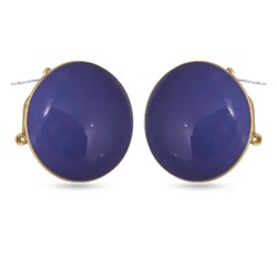 Серьги 3см Геометрия (эмаль фиолетовая; покрытие золото), Есть комплект