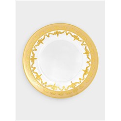 Тарелка закусочная, 20,5 см, 4 шт, стекло, золотистая, Versailles