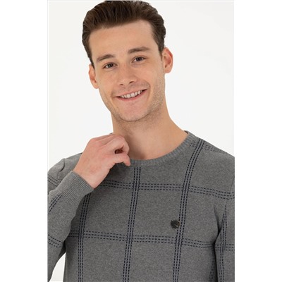 Erkek Gri Melanj Kazak