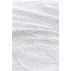 Chantal King Size %100 Pamuk Yatak Örtüsü - Beyaz