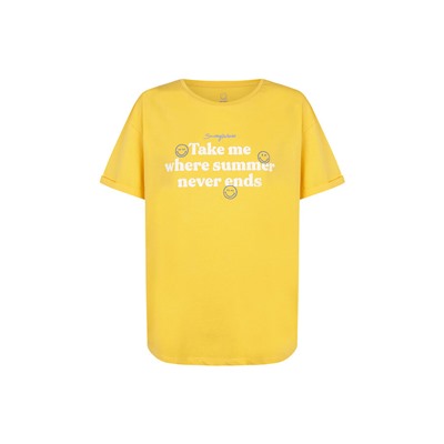 Camiseta SmileyWorld® amarillo 100% algodón
