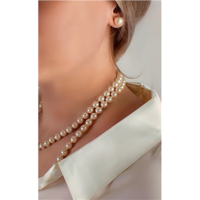 3в1:Сотуар жемчуг+Пусеты жемчуг+Подарок