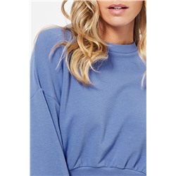 Sudadera corta - Azul cobalto