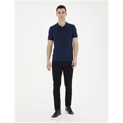 Koyu Lacivert Slim Fit Jean Pantolon