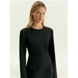 Платье приталенное выше колена, PL1681/nerro