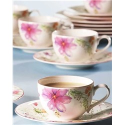 Нежный, прекрасный, художественный сад Моне, который изображён на этом красивом фарфоре  Villero*y&Boc*h