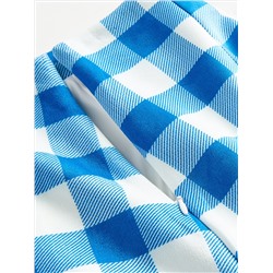 Checked mini skirt