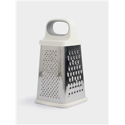 Терка, 21 см, четырехгранная, сталь/пластик, серо-бежевая, Universal