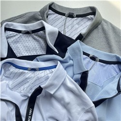 Футболки-поло Gullive*r с контрастной застёжкой на молнии