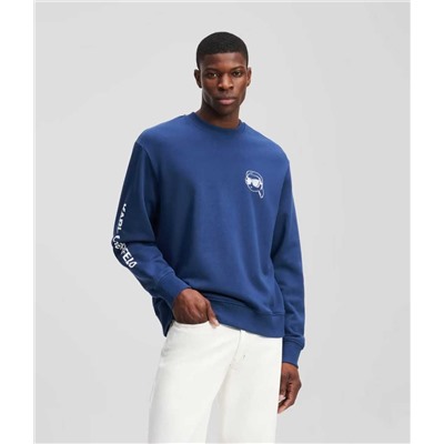 Свитер-пуловер с длинными рукавами и принтом на спине  КАР*Л 😎