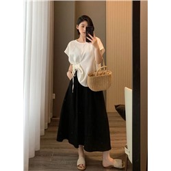 Юбка из прохладного тенселя и льна, в которой не будет жарко