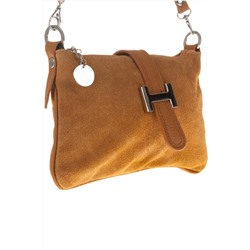 Bandolera de piel Camel