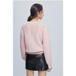 Jersey de lana y mohair Rosa