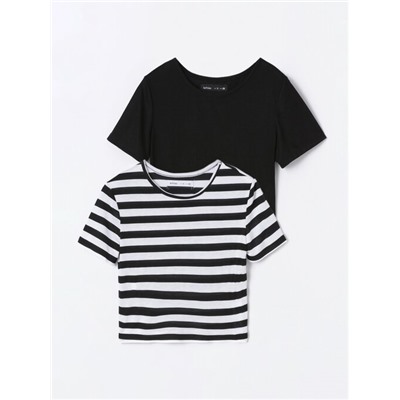 PACK DE 2 CAMISETAS CROPPED