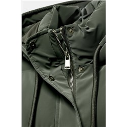 SEMI-LONG RUBBERISED WINDPROOF ANORAK