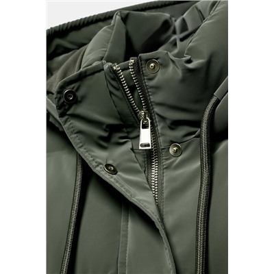 SEMI-LONG RUBBERISED WINDPROOF ANORAK
