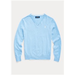 Boys 2-7 Cotton V-Neck Sweater