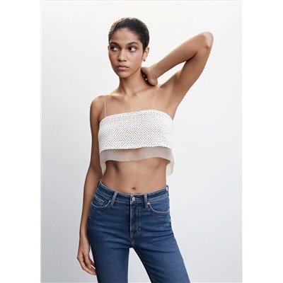 Jeans skinny tiro alto