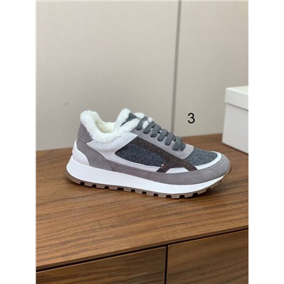 Теплые женские кроссовки  БРУНЕЛЛО КУЧИНЕЛЛ*И